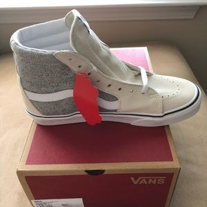 Herringbone Sk8-Hi Vans